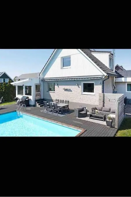 Pool House In Malmoe Villa